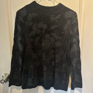 J.Jill Floral Sweater Small